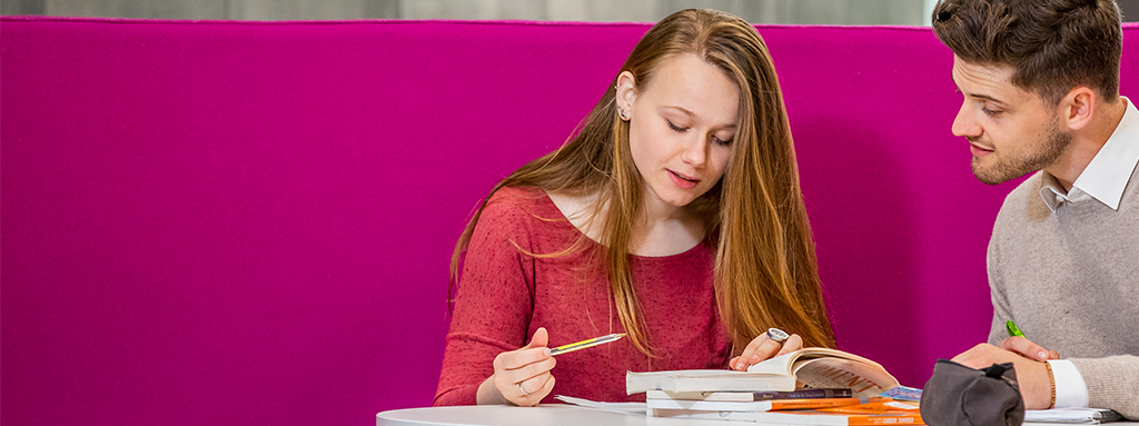 UCD students studying in the James Joyce Library.